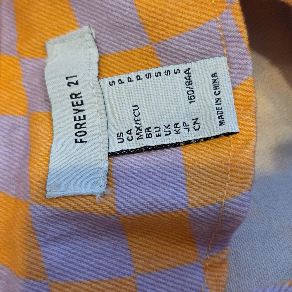 Checkerboard Jacket / Size Small - Picture 7 of 8
